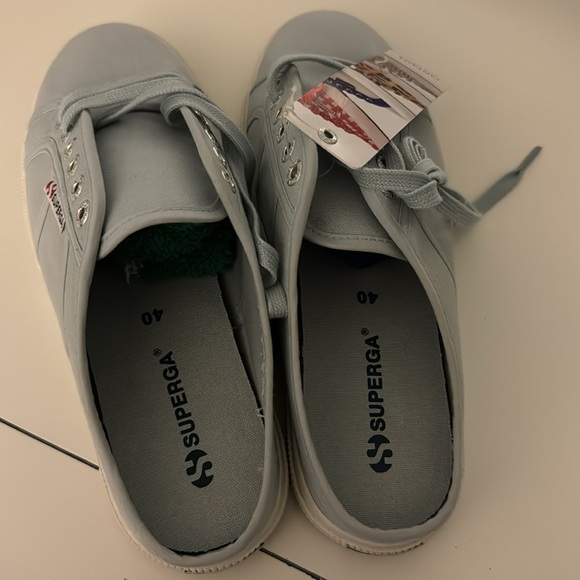 Superga Sz 40 light blue slip on sneakers. - Picture 4 of 4